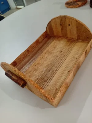 Cesta Raízes – Artesanato em Fibra de Bananeira