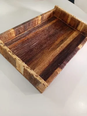 Cesta Retra – Retangular Tradicional em Bambu Natural