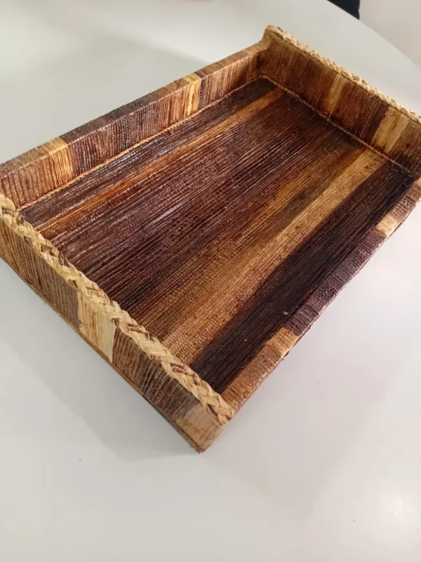 Cesta Retra – Retangular Tradicional em Bambu Natural